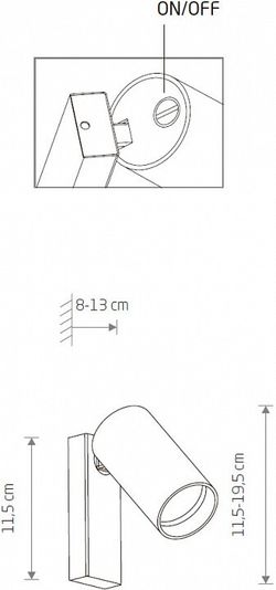Бра Nowodvorski Mono 7780