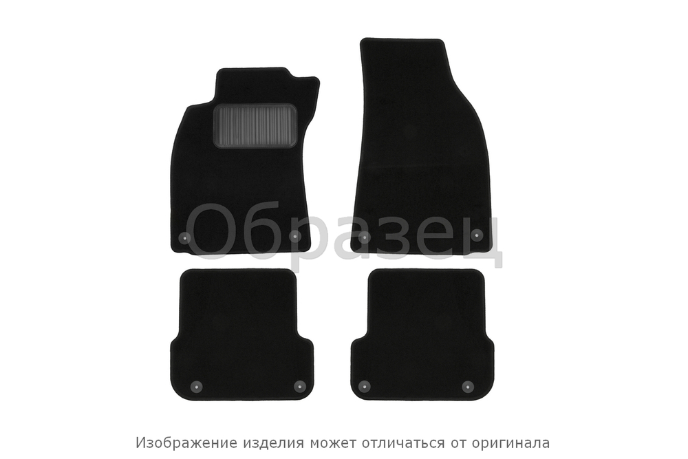 Коврики в салон для KIA Soul (I) 2008-2011, 2011-2014, хэтчбек, 5 шт. (текстиль) арт.NLT.25.37.11.110KH