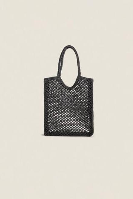 ZARA HOME ПЛЯЖНАЯ СУМКА, ЧЕРНЫЙ