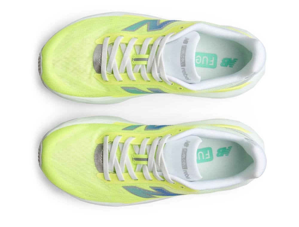 Женские кроссовки для бега New Balance FuelCell Rebel v5 W Желто-Белые
