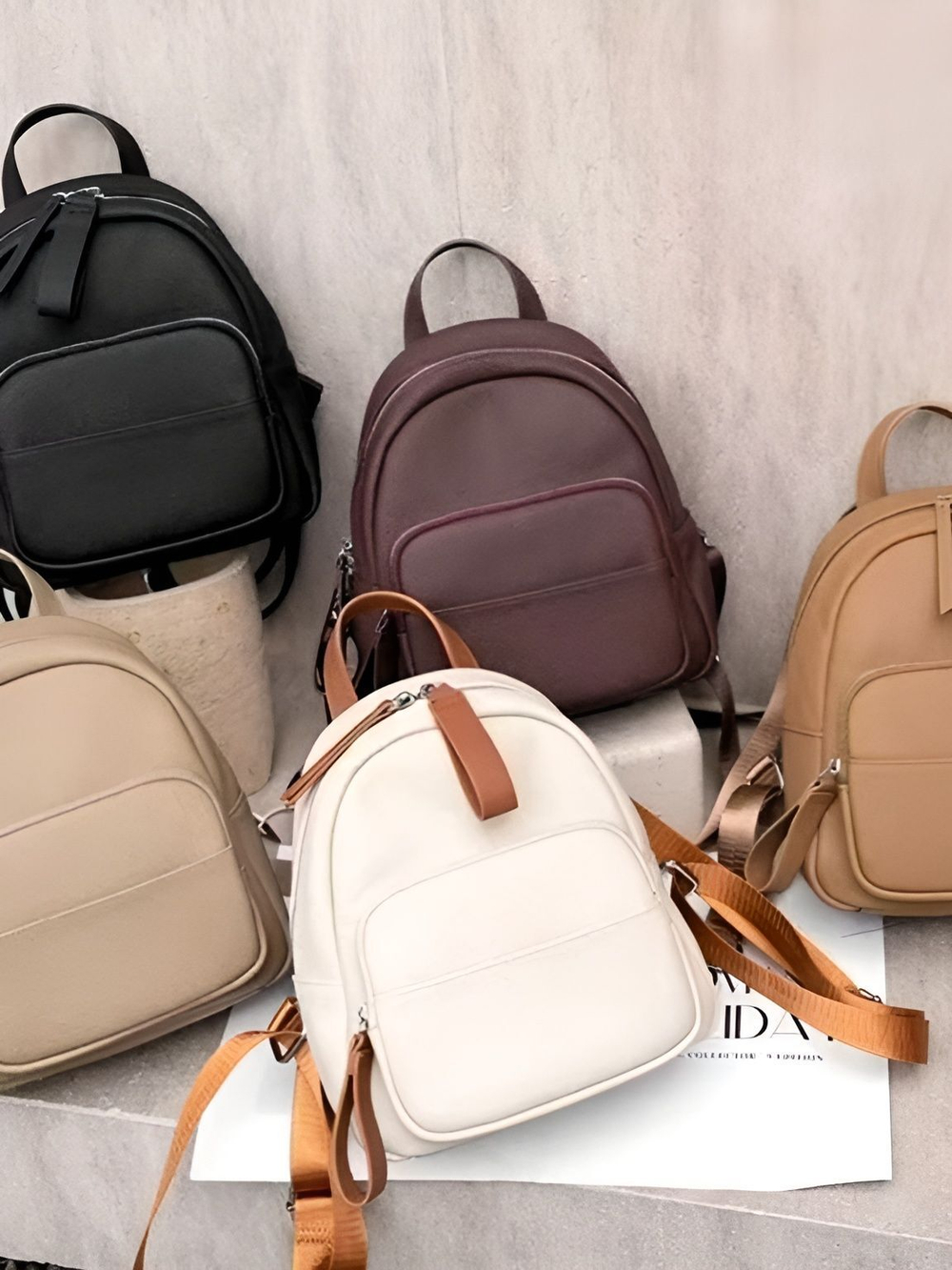 женский рюкзак из натуральной кожи