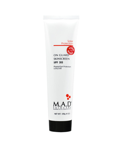 M.A.D. On Guard Skinscreen SPF 30 | Защитный крем для лица и тела SPF 30, 120 гр
