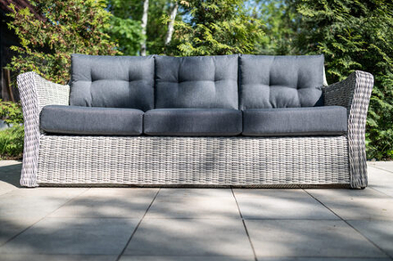 Диван 3‑местный Besta Fiesta ВЕНЕЦИЯ, серый