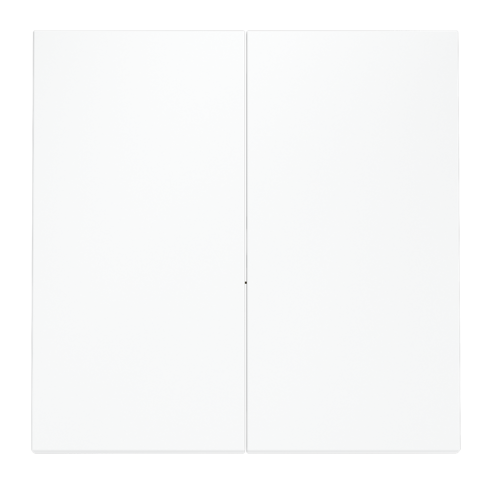 Клавиши для выключателя/переключателя двухклавишного, S70 (белый матовый)