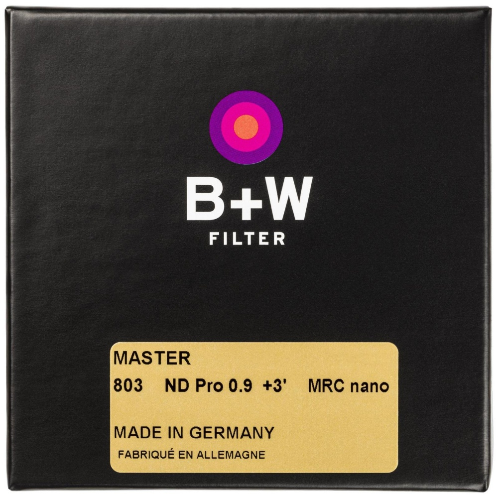 B+W MASTER 803 ND MRC nano 77mm. Светофильтр нейтрально-серый плотности 0.9