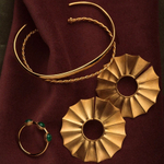 Кольцо КОЛТ позолота с хризопразами