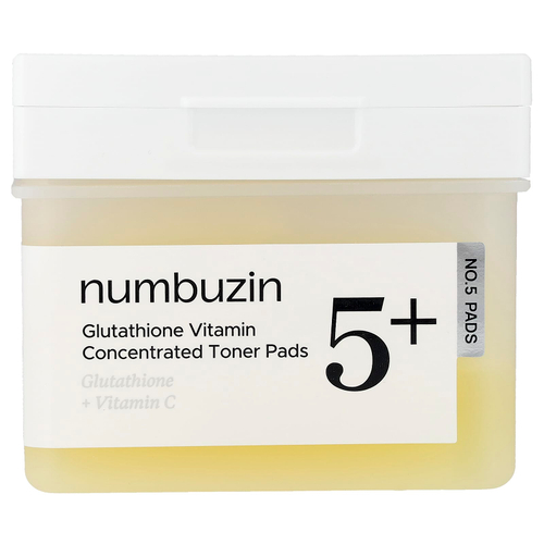 Numbuzin, № 5 тонер с глутатионом и витамином, 70 шт, 180 мл (6,08 жидк. унции)