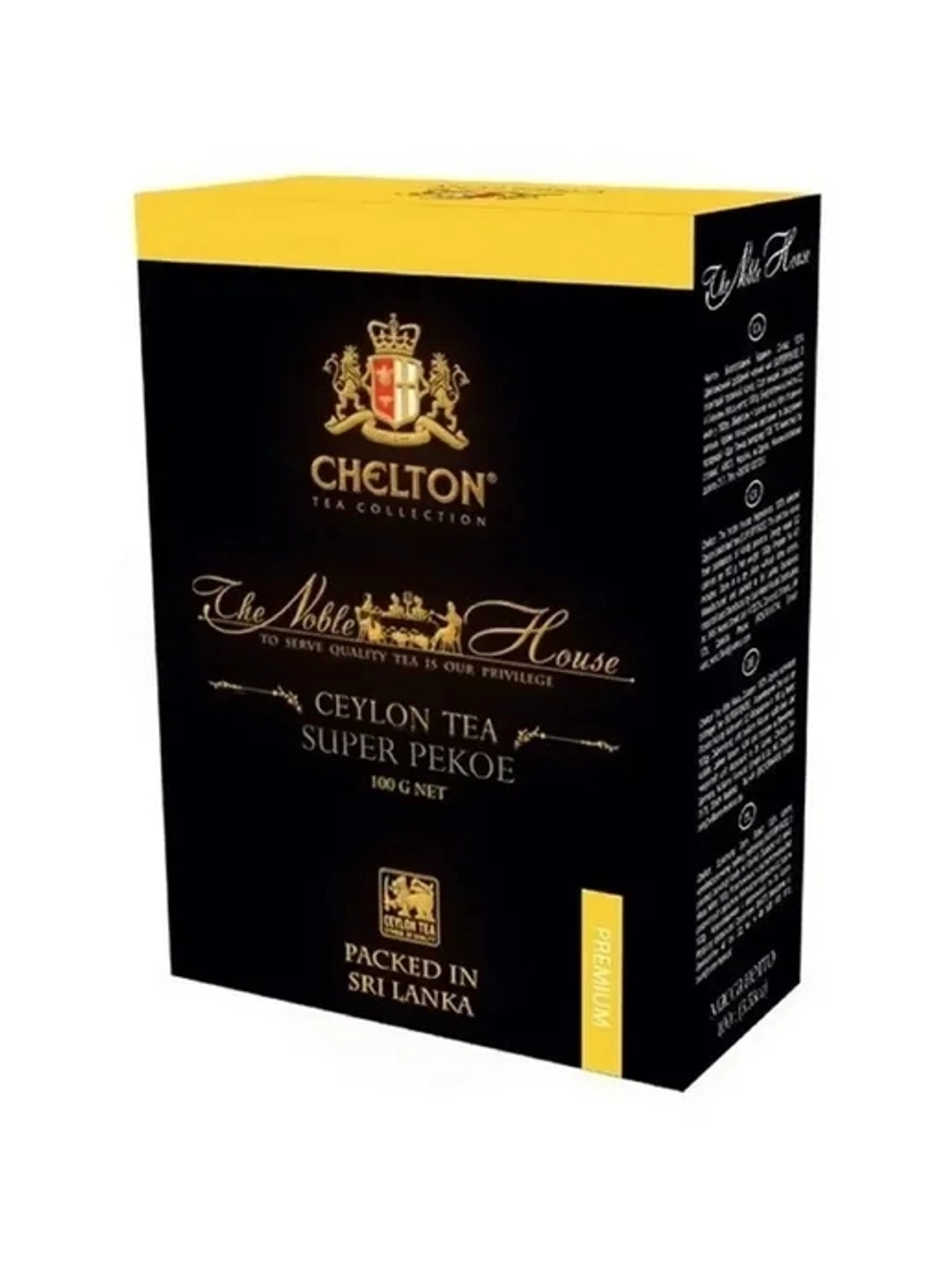 Chelton Благородный дом Чай средн.лист Пекое 100гр/24  картон