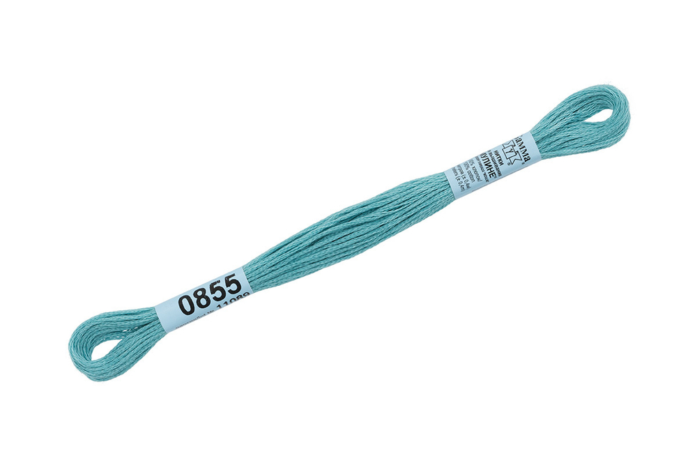 Мулине  "Gamma", 100% хлопок, 8 м, №0855