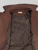 Тренч Koko Be Trendy однотонный длинный замшевый с ремешком