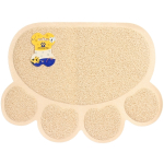 Коврик для животных «ДОНКОТТИКО», лапушка, цвет бежевый, 30*40см (лейбл)