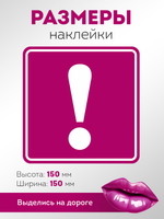 наклейка на авто Начинающий водитель для девушек