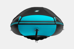 Надувная лодка GLADIATOR E420PRO черно-бирюзовый