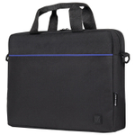 Сумка портфель BRAUBERG PRACTICAL с отделением для ноутбука 15 6" Blue line черная 29х40х7 см