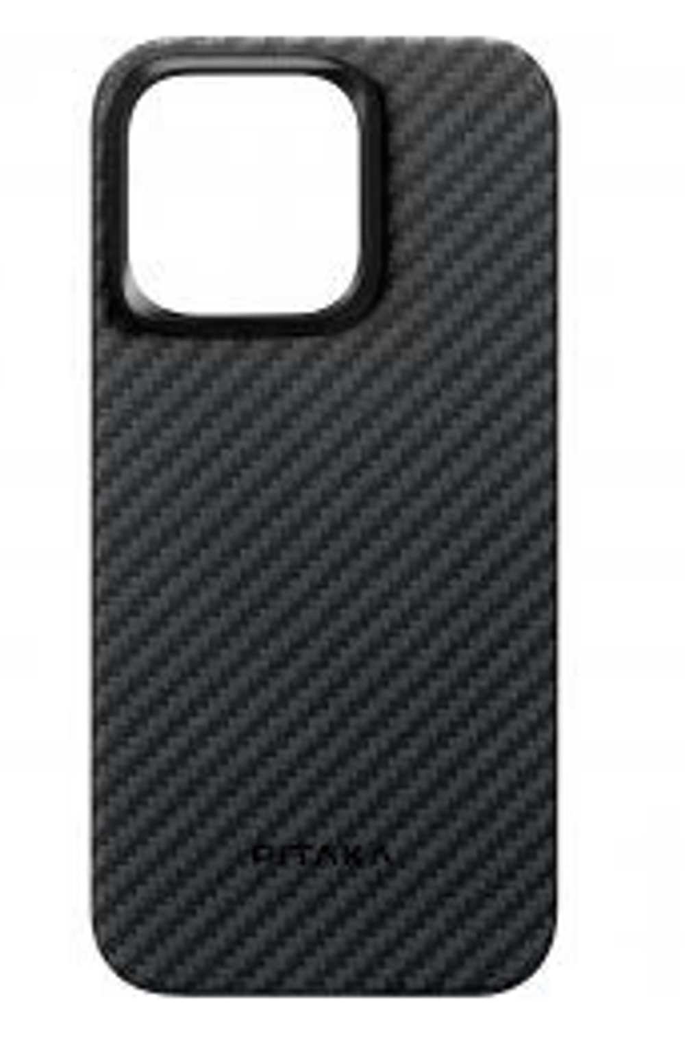 Чехол iPhone 15 Pro Pitaka MagEZ Case 4 Aramid Fiber 1500D (черный/серый)