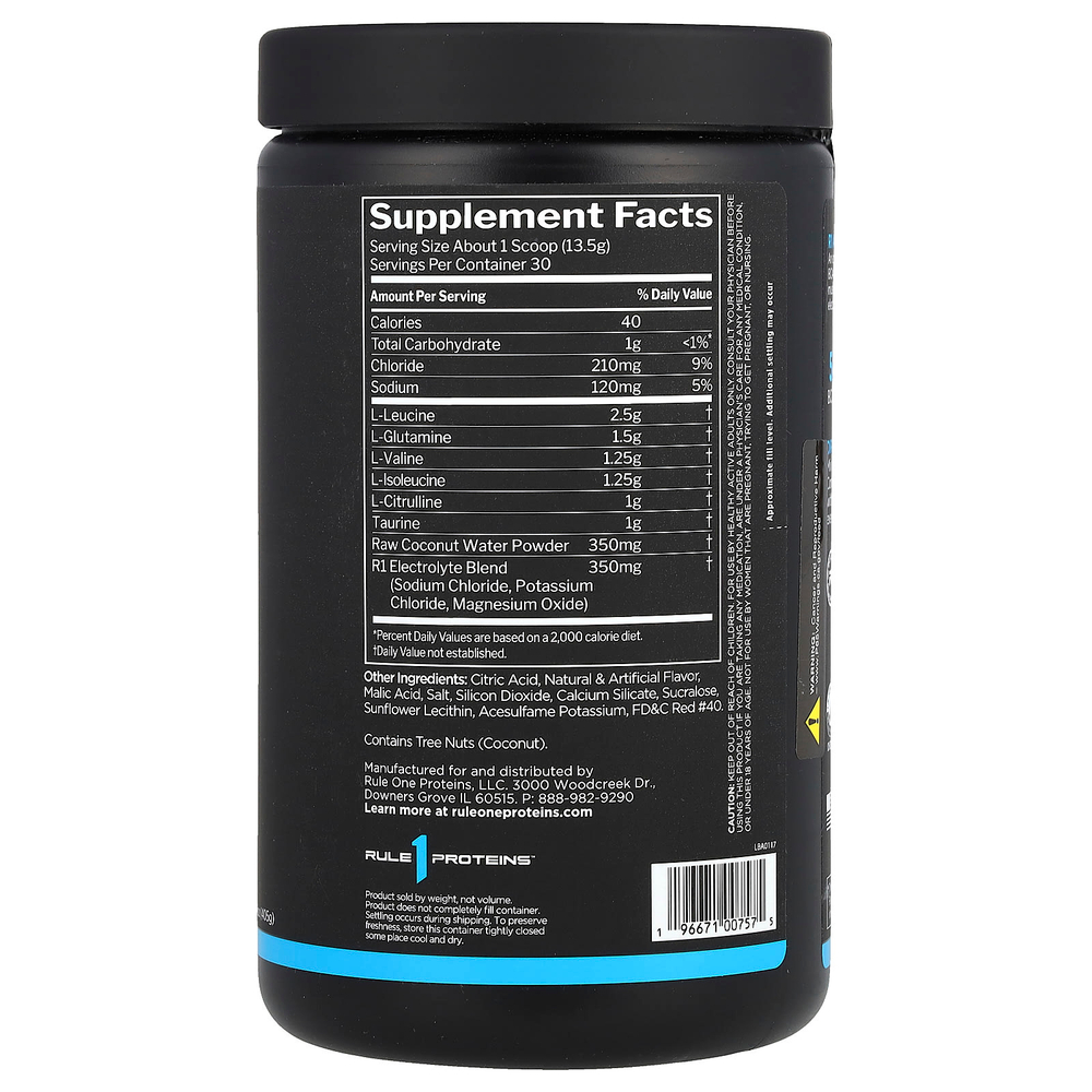 Rule One Proteins, Active BCAA, фруктовый пунш, 405 г (14,29 унции)