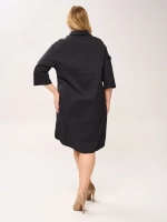 Платье-рубашка с карманами