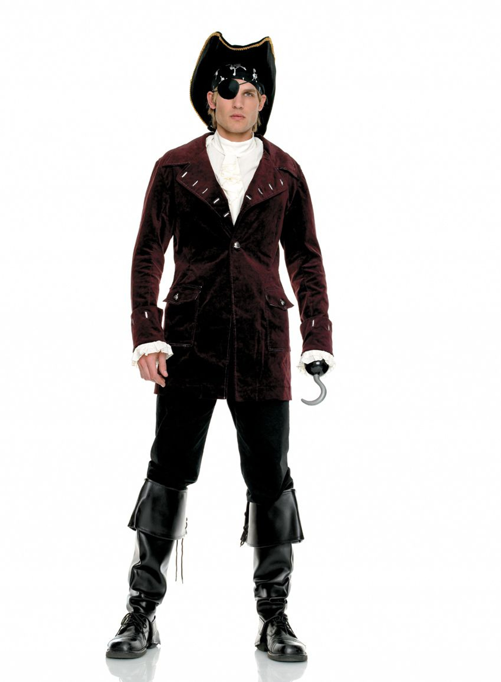 Костюм бравого пирата (Размер: M-L) (Цвет: коричневый)