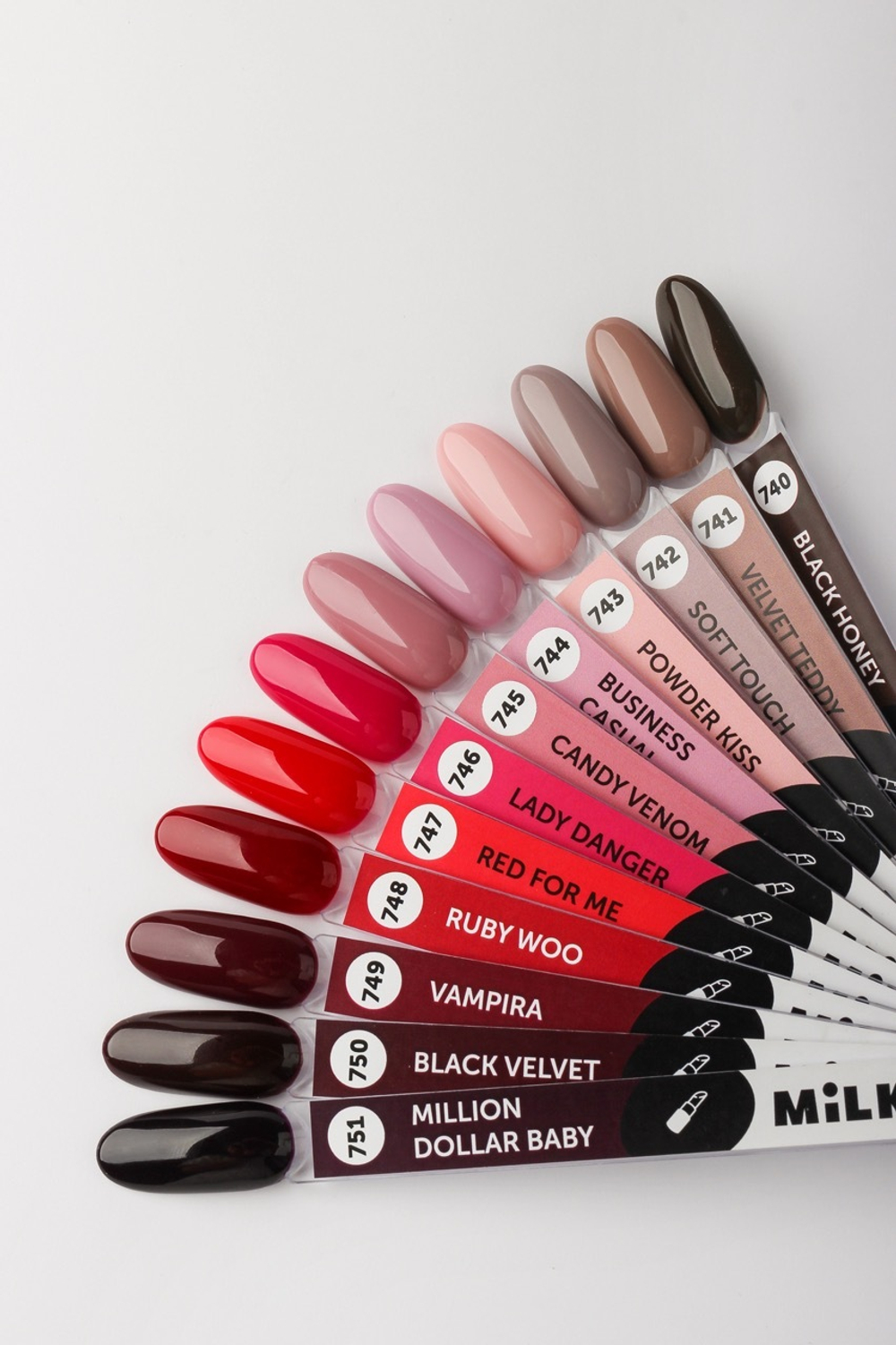 Гель-лак Milk Lip Cream 747 Red For Me, 9мл