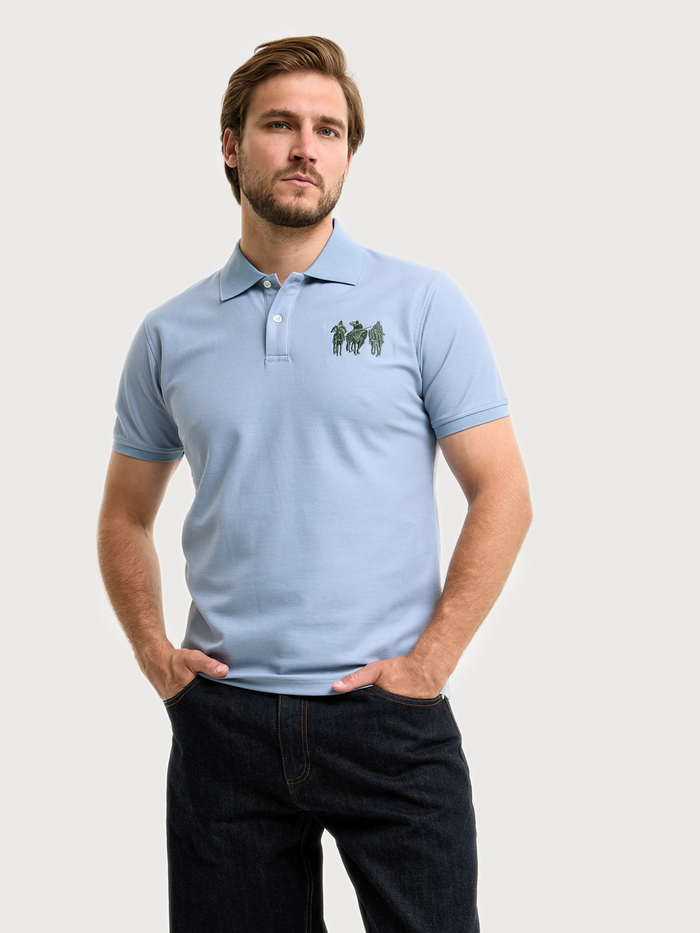 Поло Три Богатыря | EPOS (голубое)