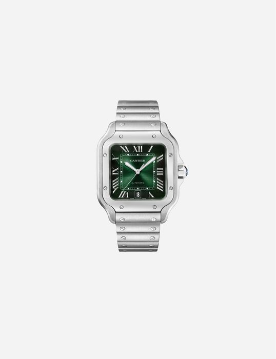 Наручные часы Cartier Santos L Green