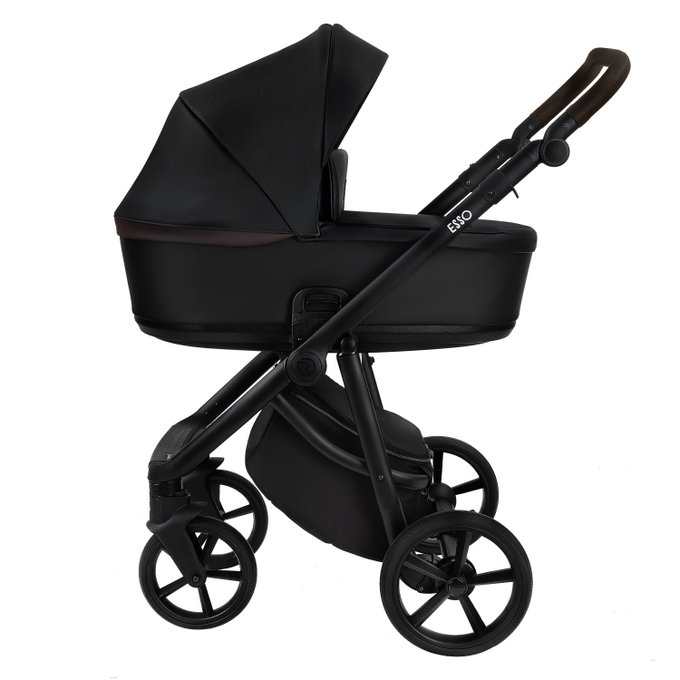 Roan Коляска 2 в 1 Esso Leather Black