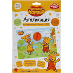 Аппликация из гофрир. бум, эва 17х23см "Оранжевая корова" 100GOFR-ORCOW2 (Мультиарт)