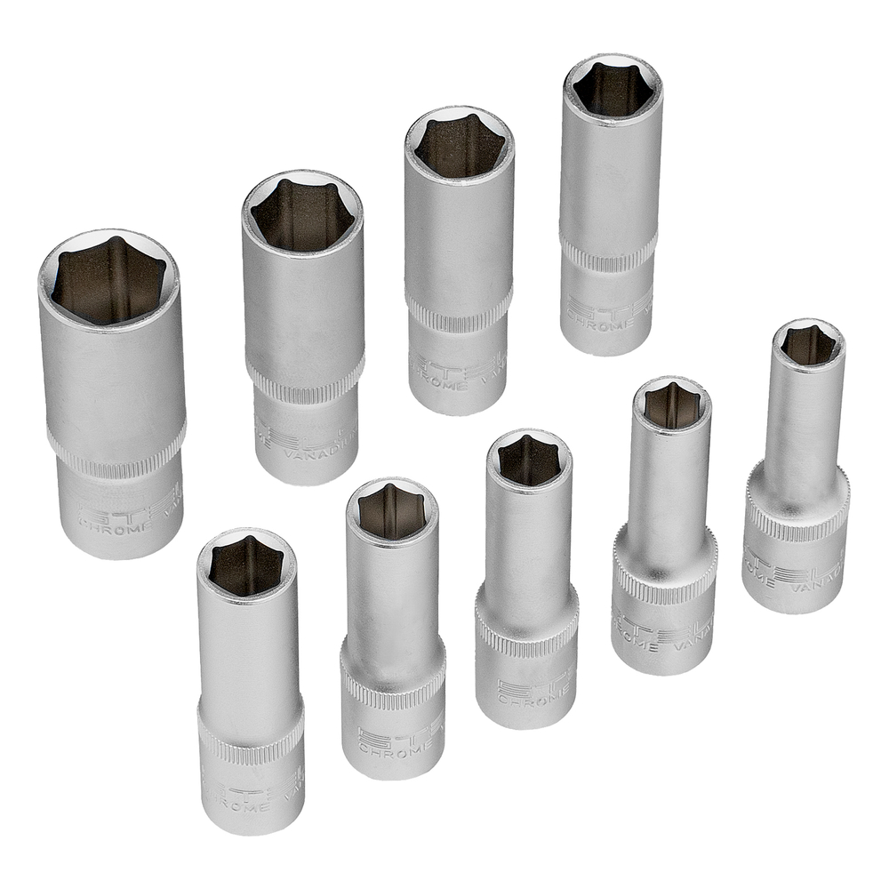 Набор инструментов, 1/2", CrV, пластиковый кейс 60 предметов Stels