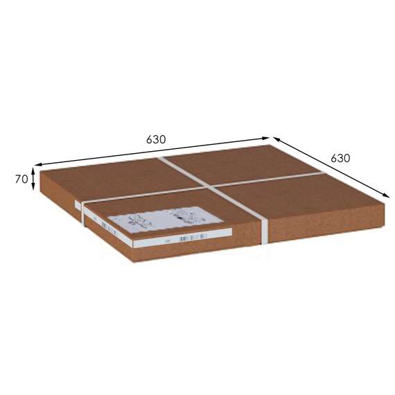 Стол журнальный МеталлАрт М003 белый мрамор/золото