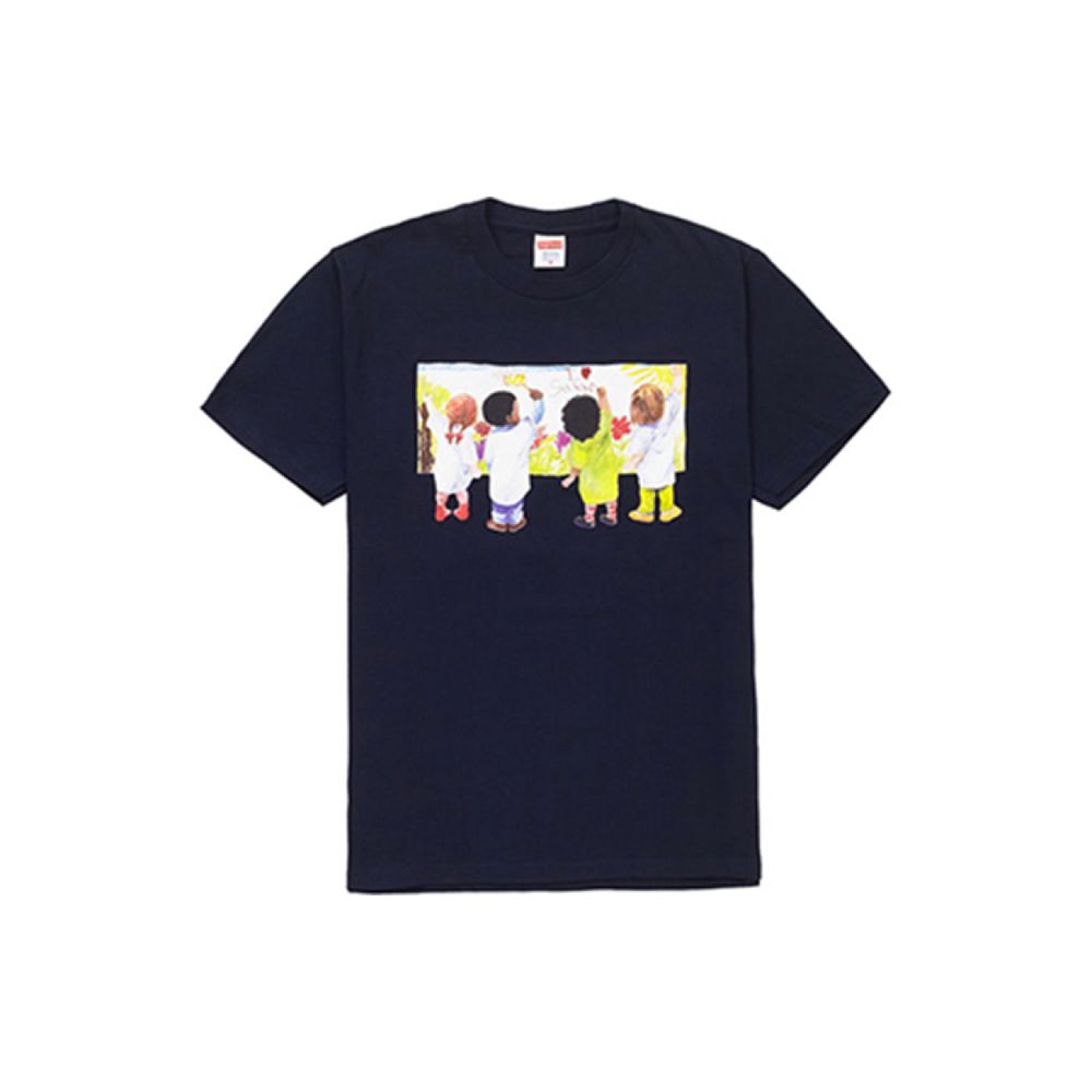 Supreme SS19 Kids Tee Navy T