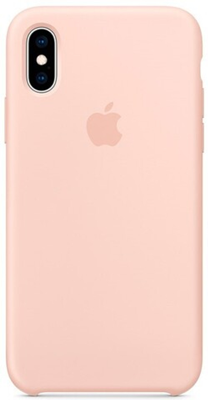 Чехол силиконовый для IPhone Xs Pink Sand (MDXE2FE/A)(MTF82FE/A)