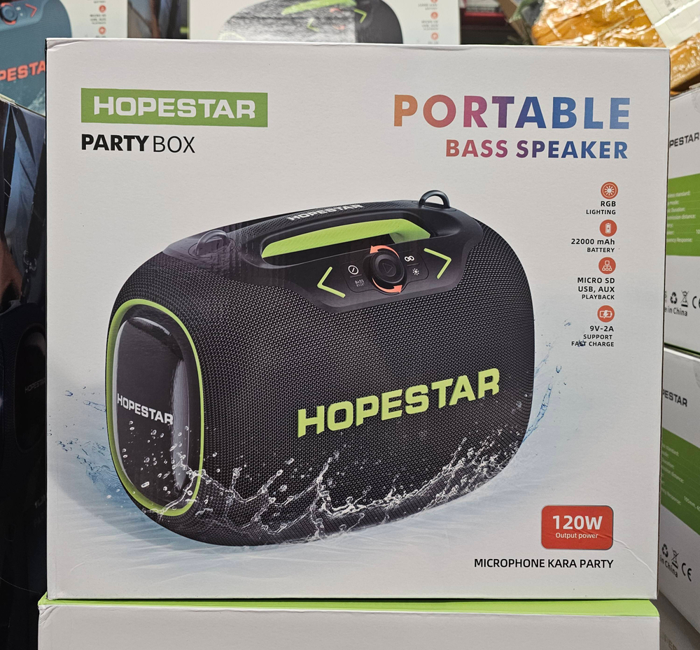 Колонка HOPESTAR PARTY BOX 120W (Черный)