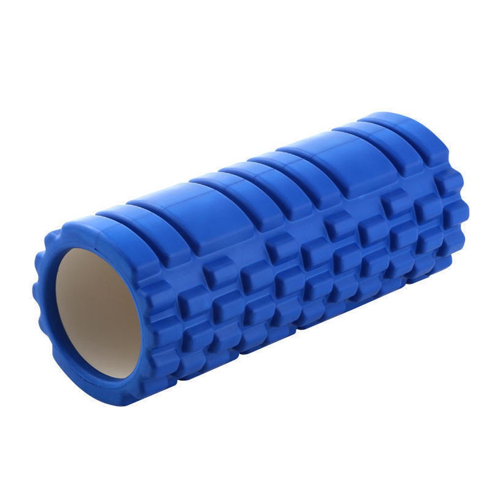 Ролик массажный для йоги MARK19 Yoga 3310 33x10 см синий