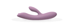 Сиреневый интерактивный вибратор-кролик 18,4см с шариком для зоны G Svakom Trysta Neo SA374A