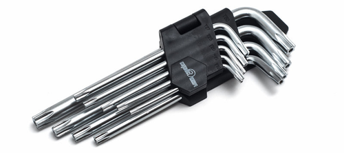 Набор Г-образных звёздочек (Torx) Сервис Ключ, 9 предметов