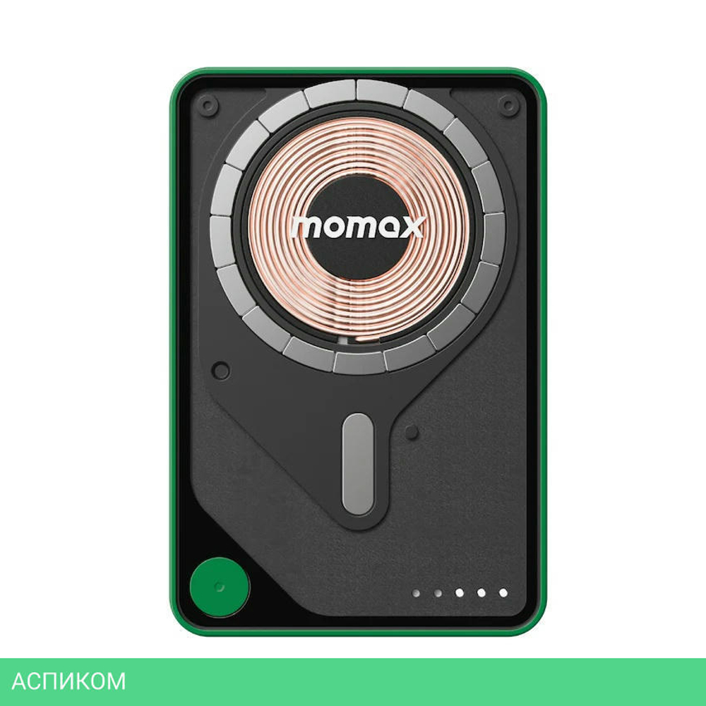 Портативное зарядное устройство Momax IP132 1-Power X Pro+ Green (IP132HKG)