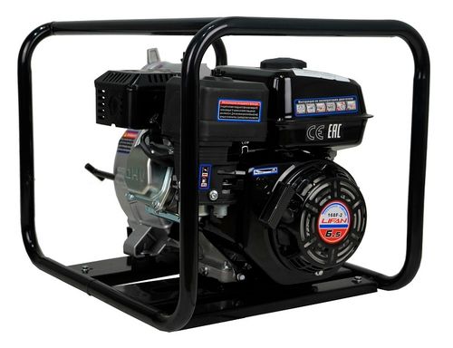Мотопомпа бензиновая Lifan 80WG - для грязной воды [80 мм | 60 м³/ч | 1000 л/мин]