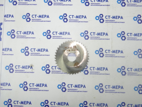 Фреза отрезная по металлу 63х1.2х16мм z=40 Р6АМ5 с фаской без ш/п