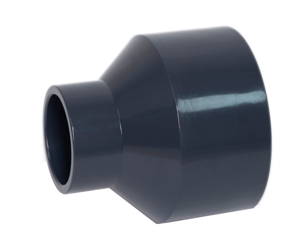 Втулка переходная ПВХ (НПВХ) под клей (Ру10-16), Китай