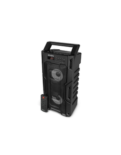SVEN PS-435, черный, акустическая система 2.0, мощность 2x10 Вт (RMS), TWS, Bluetooth, FM, USB, microSD, LED-дисплей, ПДУ, встроенный аккумулятор