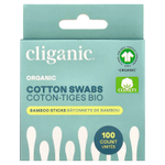 Cliganic, палочки из органического хлопка, 100 шт.