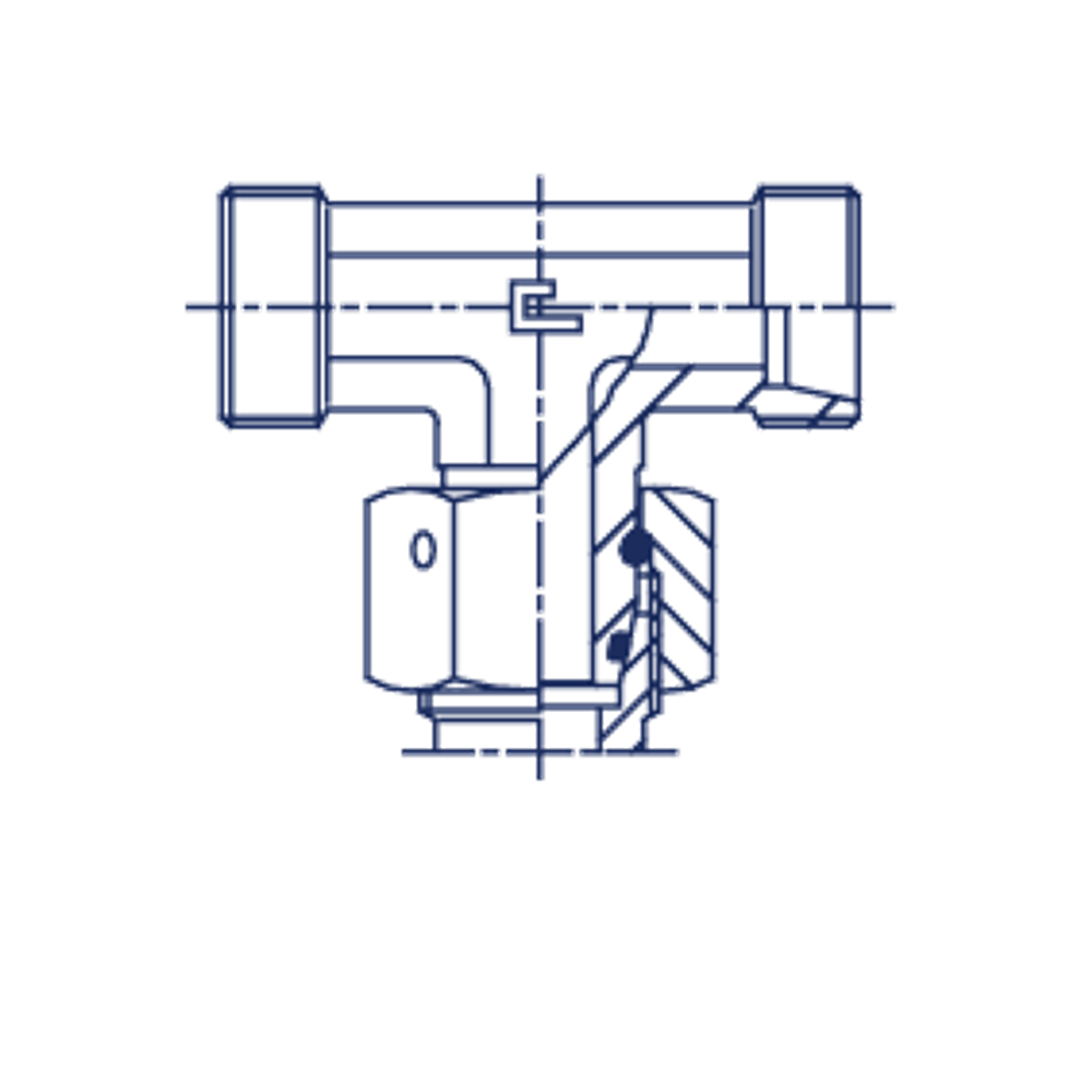 Соединение PNТ DS06 М14х1.5 DL06 М12х1.5 (корпус)