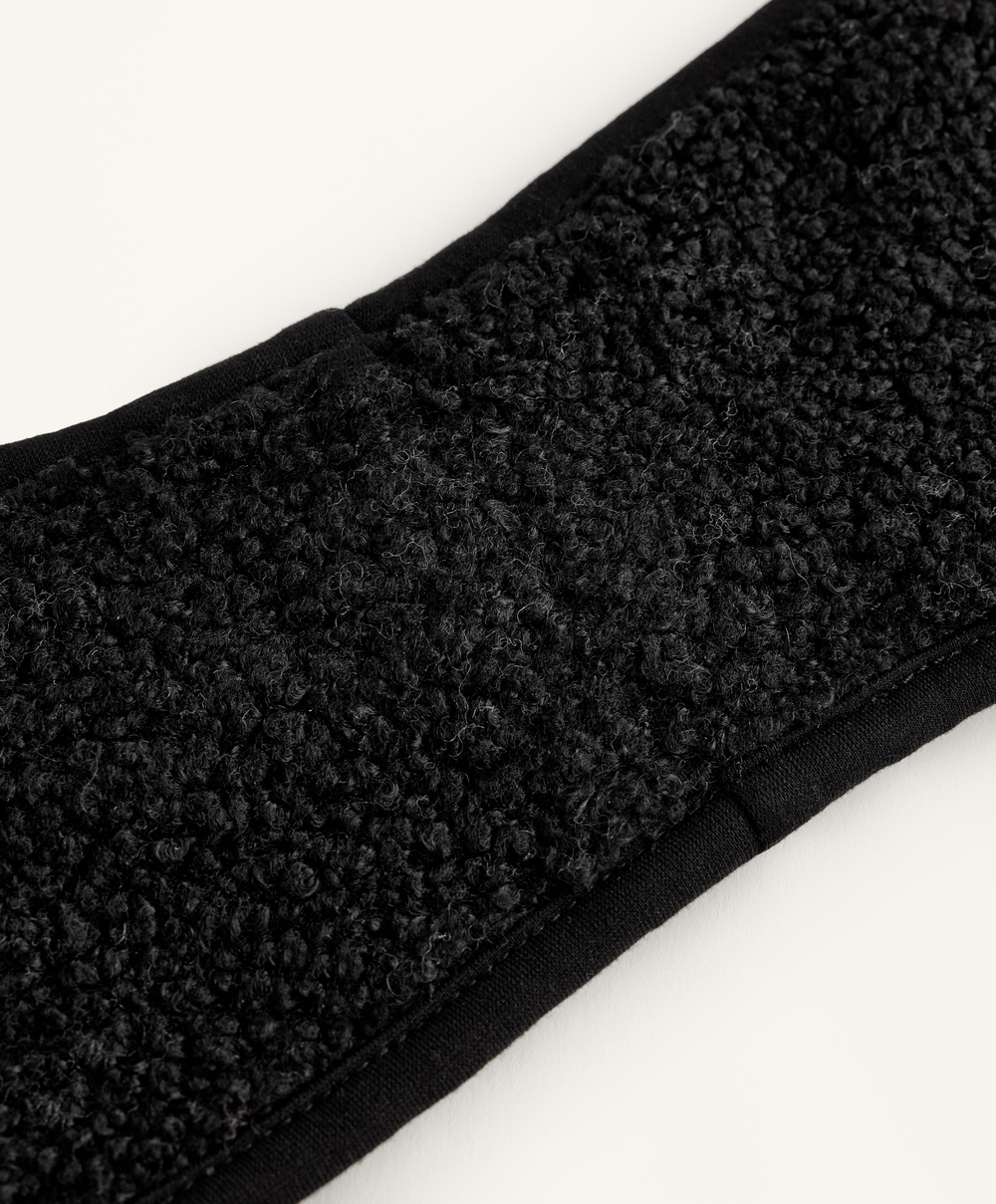 Oysho Флисовая повязка на голову, черный