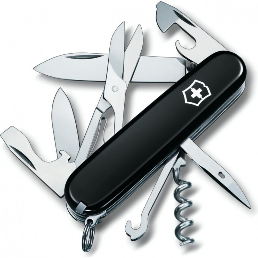 Нож Victorinox Huntsman, 91 мм, 15 функций, черный