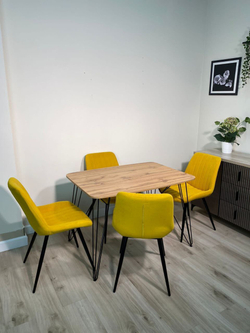 Стол на металлических опорах Талас