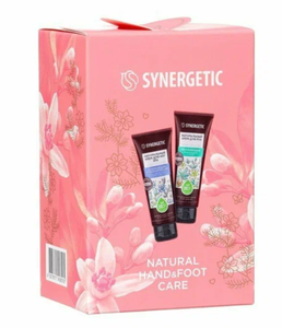 ПОДАРОЧНЫЙ НАБОР SYNERGETIC NATURAL HAND&FOOT CARE КРЕМ ДЛЯ РУК 75МЛ + КРЕМ ДЛЯ РУК И НОГТЕЙ 75МЛ