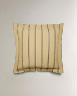 ZARA HOME (300 НИТЕЙ) НАВОЛОЧКА В ПОЛОСКУ, ЖЕЛТЫЙ