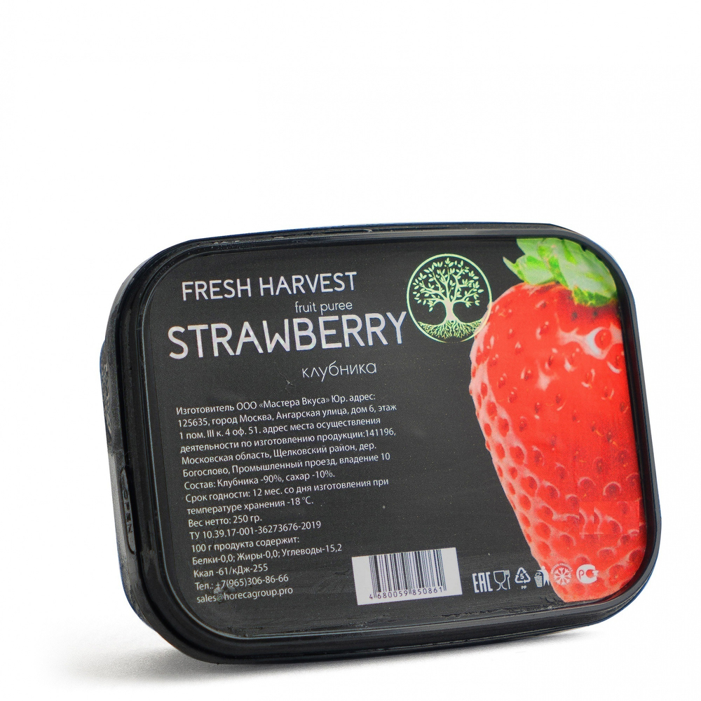 Пюре замороженное Fresh Harvest Клубника, 1 кг