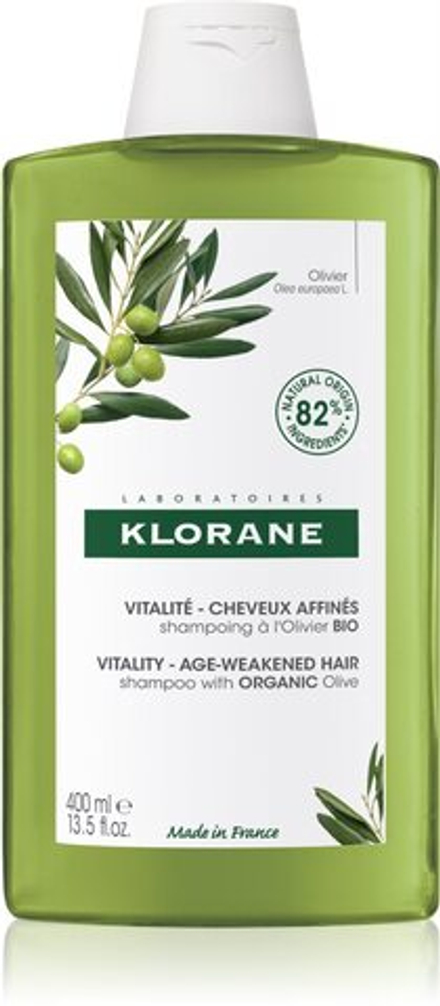 Klorane Organic Olive - регенерирующий шампунь для зрелых волос /   400  ml  / GTIN 3282770144567