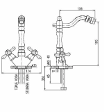 Смеситель для биде Rav-Slezak Morava MK520.5/9 хром